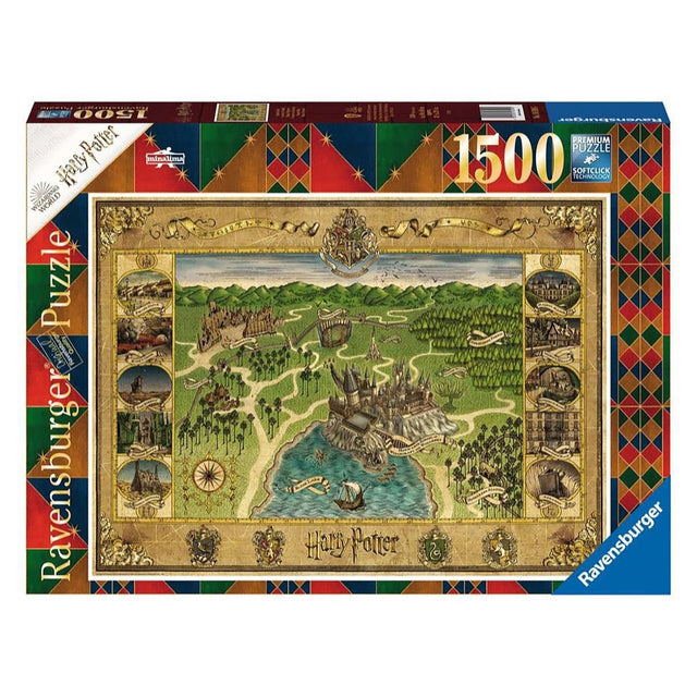 Ravensburger Harry Potter Hogwarts Map Jigsaw Puzzle (1500 pieces)