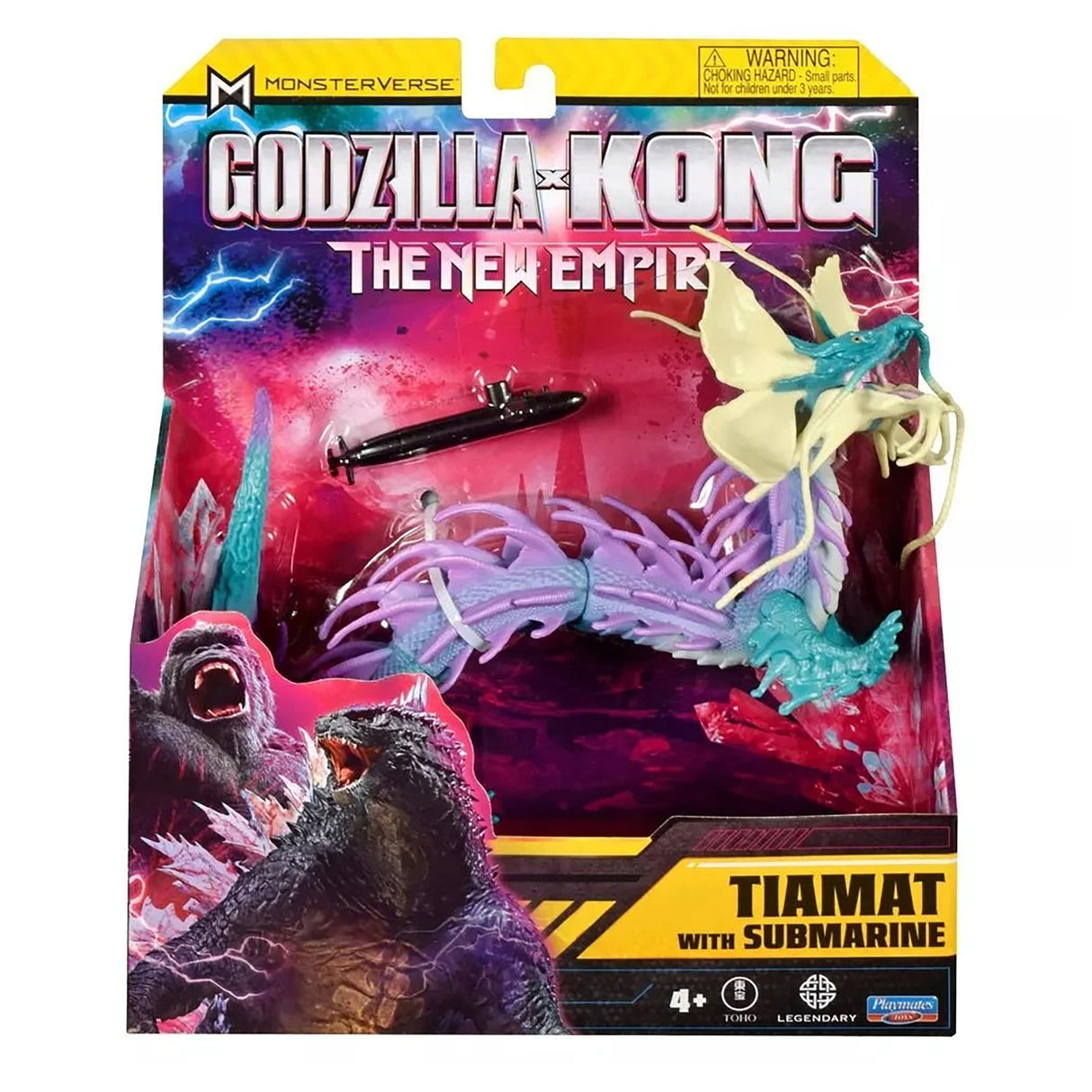 Godzilla x Kong The New Empire Tiamat With Submarine 6" Action Figure