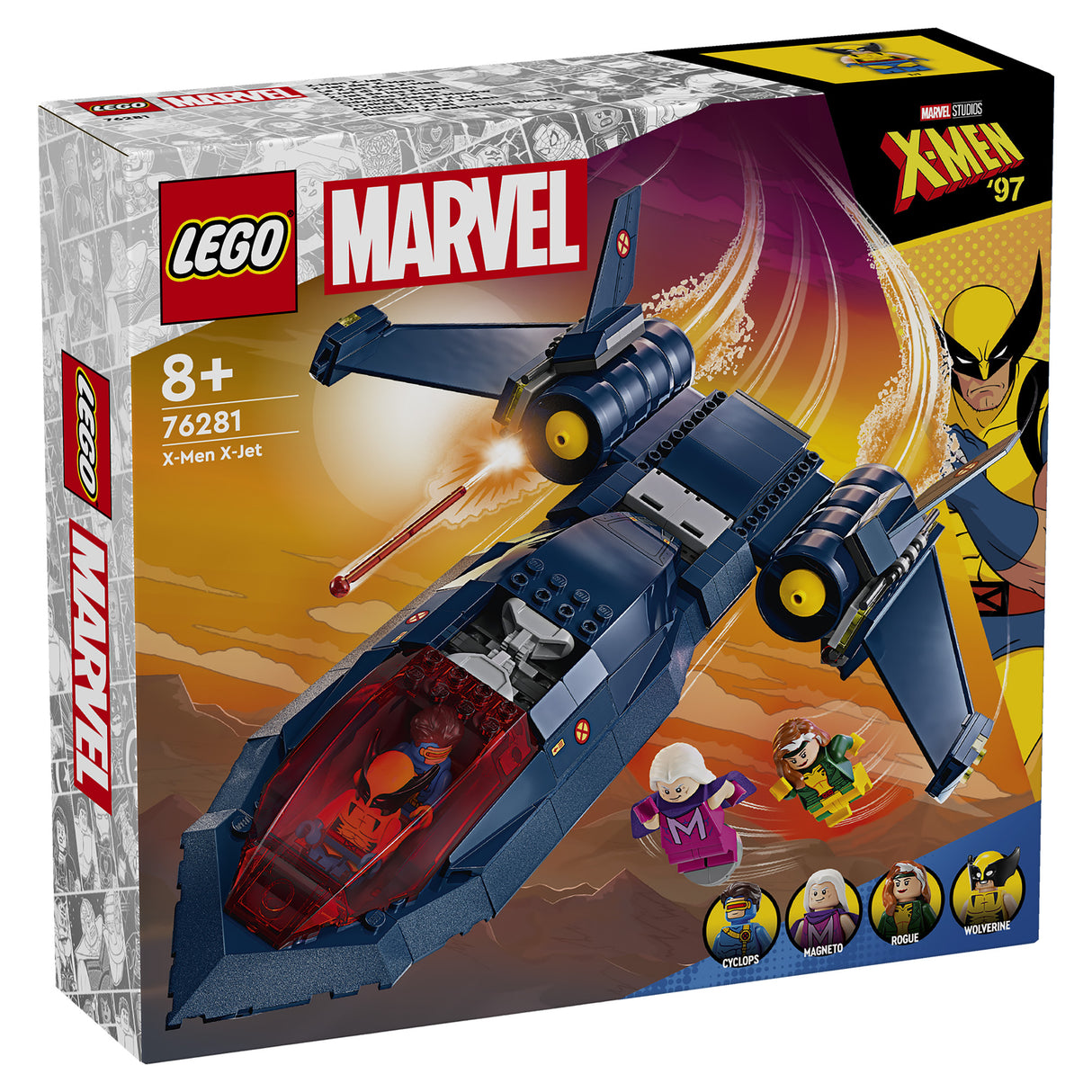 LEGO Marvel X-Men X-Jet 76281, (359-pieces)