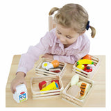 Melissa & Doug Playset - Wooden Food Groups