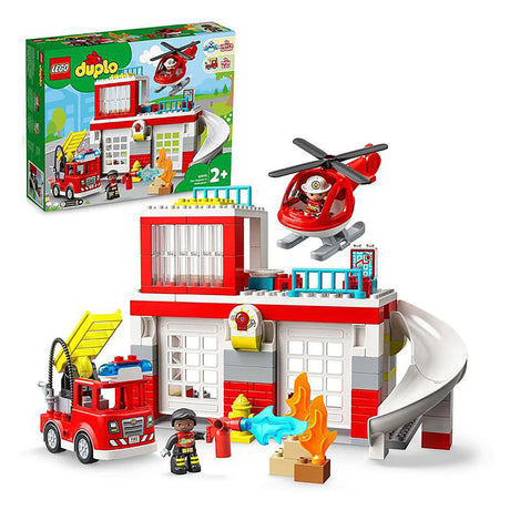 LEGO DUPLO Town Fire Station and Helicopter 10970 (117 pieces)
