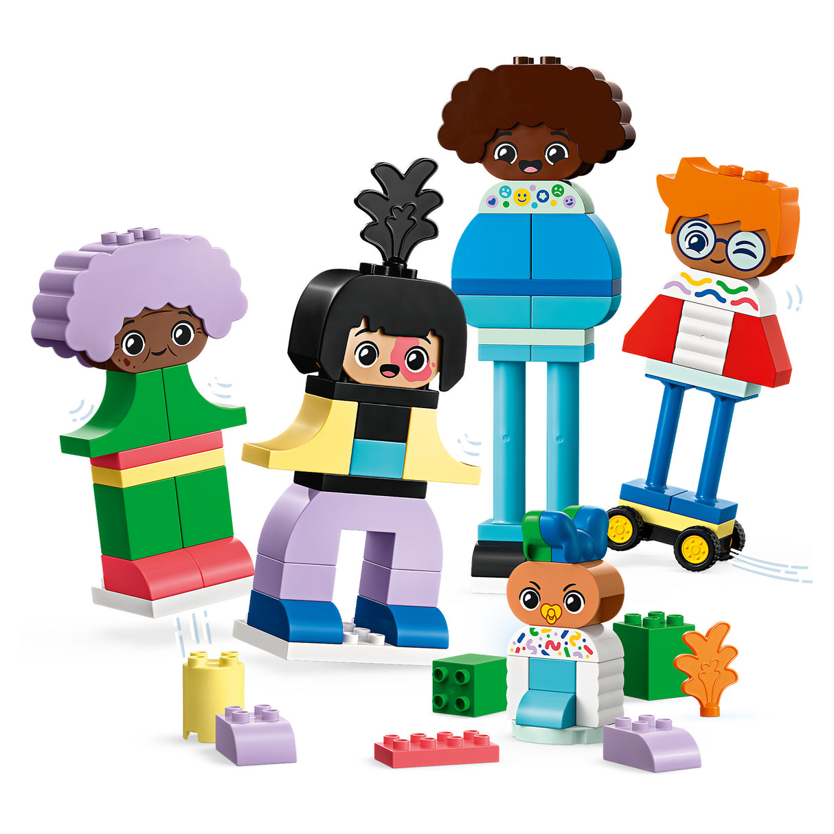 LEGO Duplo Buildable People with Big Emotions 10423, (71-pieces)