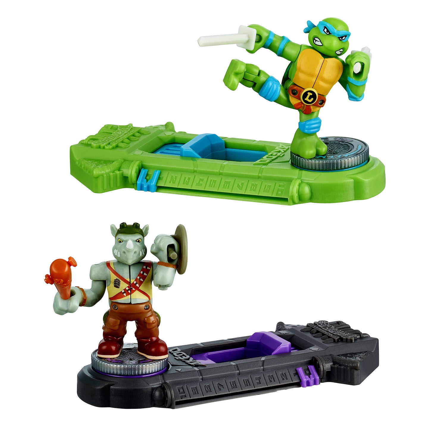 Akedo Teenage Mutant Ninja Turtles S1 Leonardo Vs Rocksteady