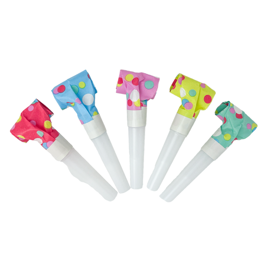 White Smoke Blowouts 25 Pack - Assorted Brights Blow Outs