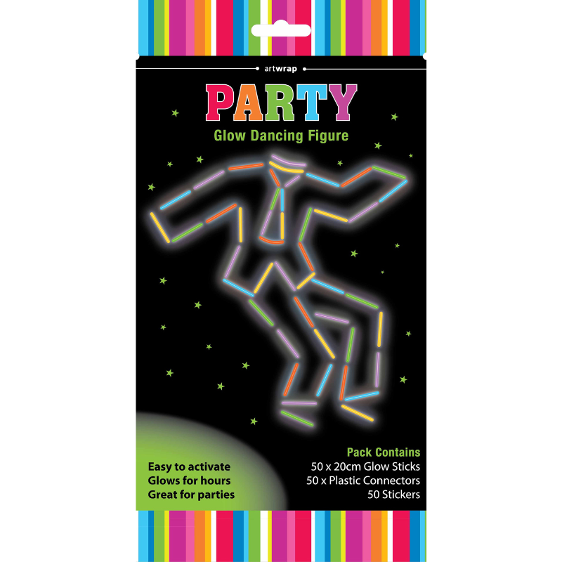 Black Glow Dancing Suit 150 Pack Glow
