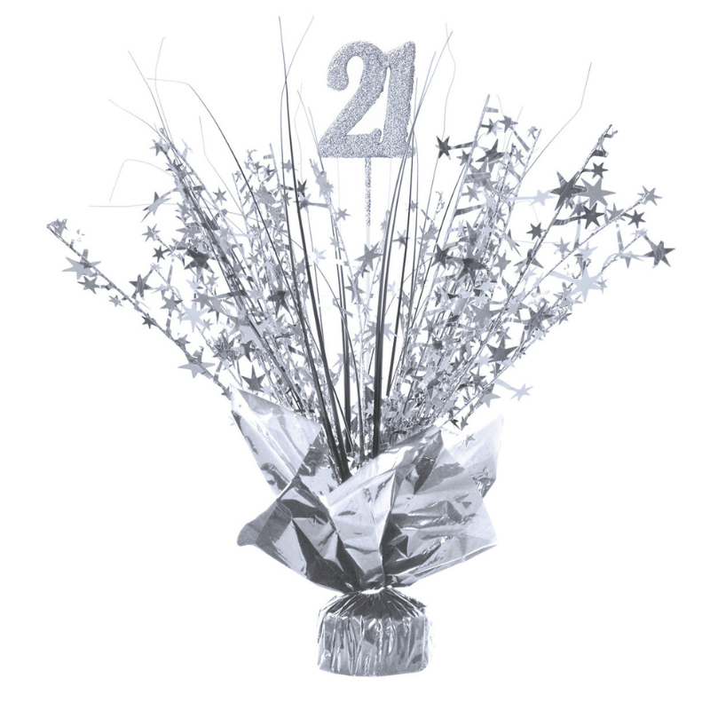 White Smoke Table Decoration - Silver 21 Decoration