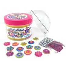 CRA-Z-ART Fun Dome Topper Jars Flower Power Tie Dye Fluffy