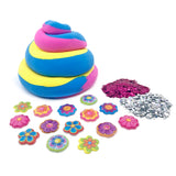 CRA-Z-ART Fun Dome Topper Jars Flower Power Tie Dye Fluffy