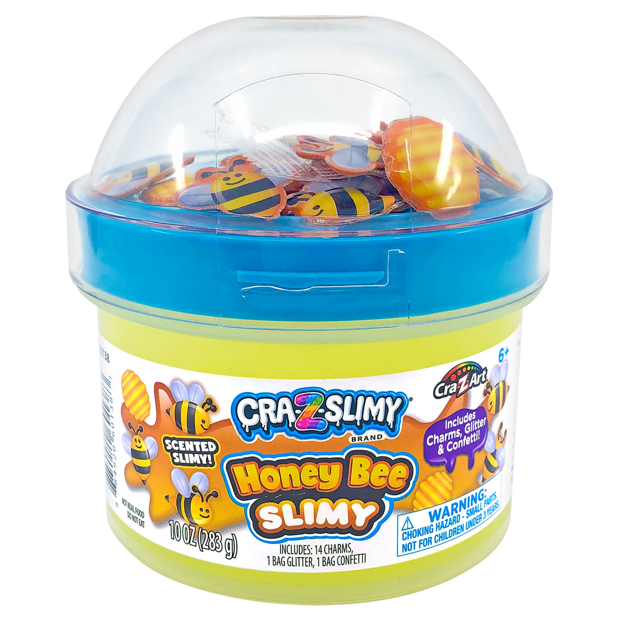 CRA-Z-ART Fun Dome Topper Jars Honey Bee Slimy