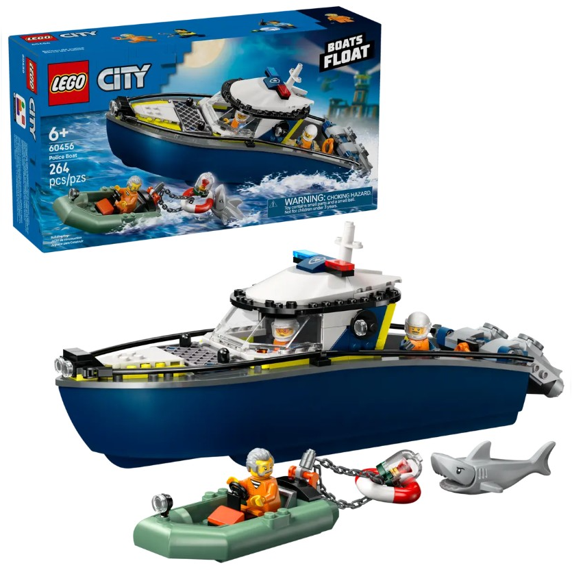 LEGO City Police Boat Chase 60456