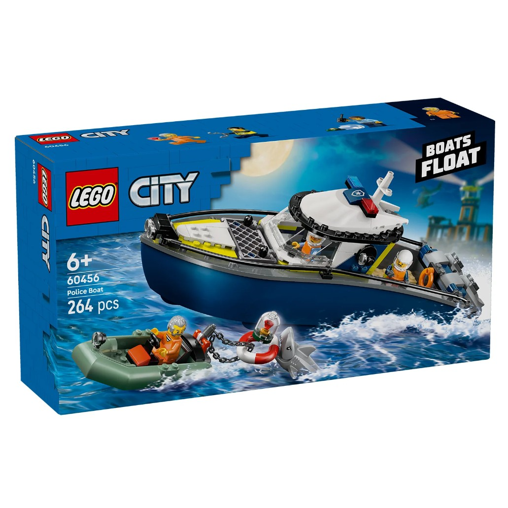 LEGO City Police Boat Chase 60456
