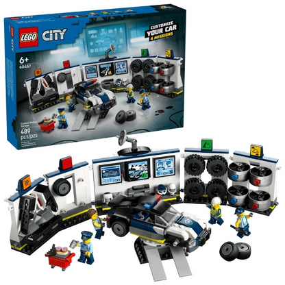 LEGO City Custom Police Car Garage 60457