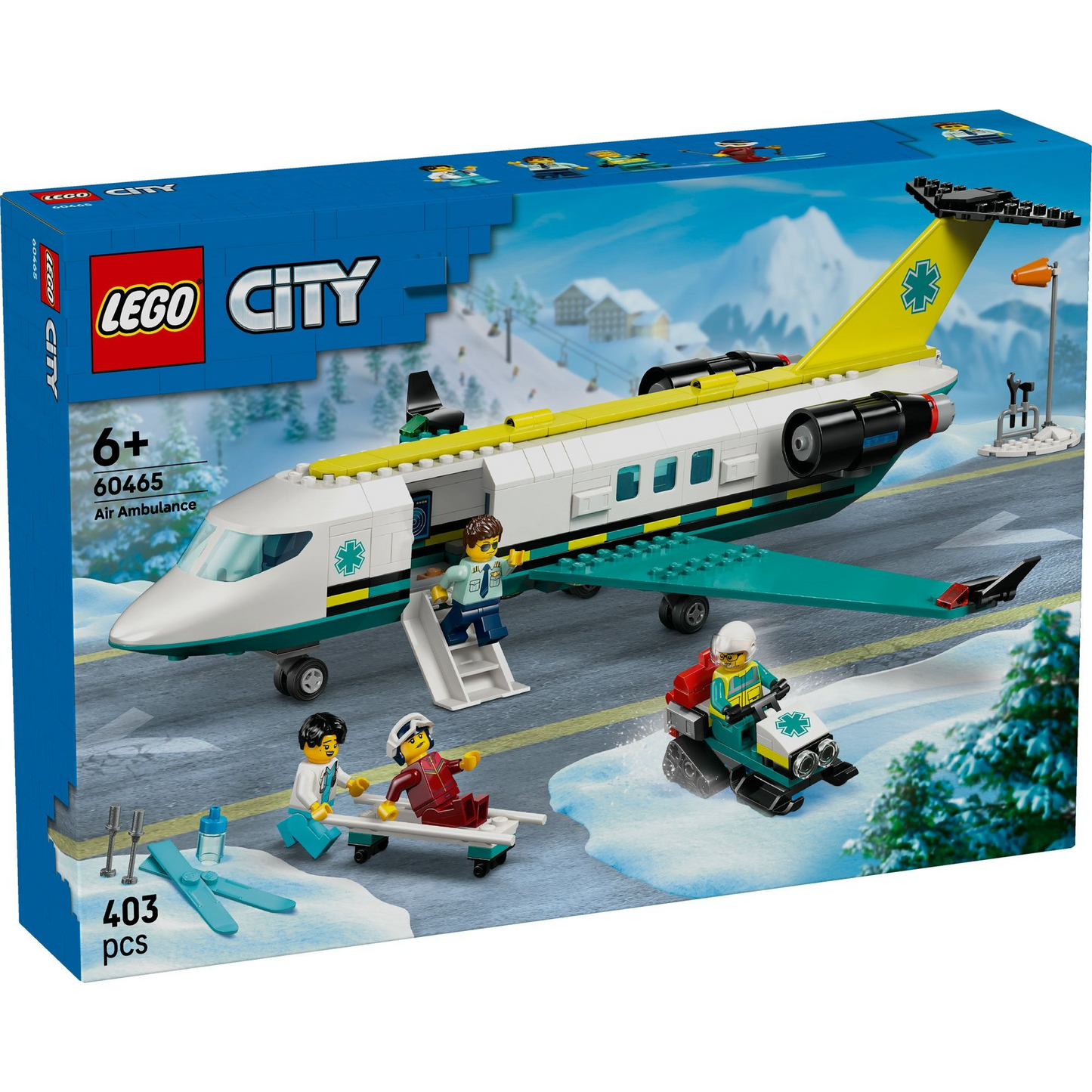 LEGO City Emergency Air Ambulance Airplane 60465