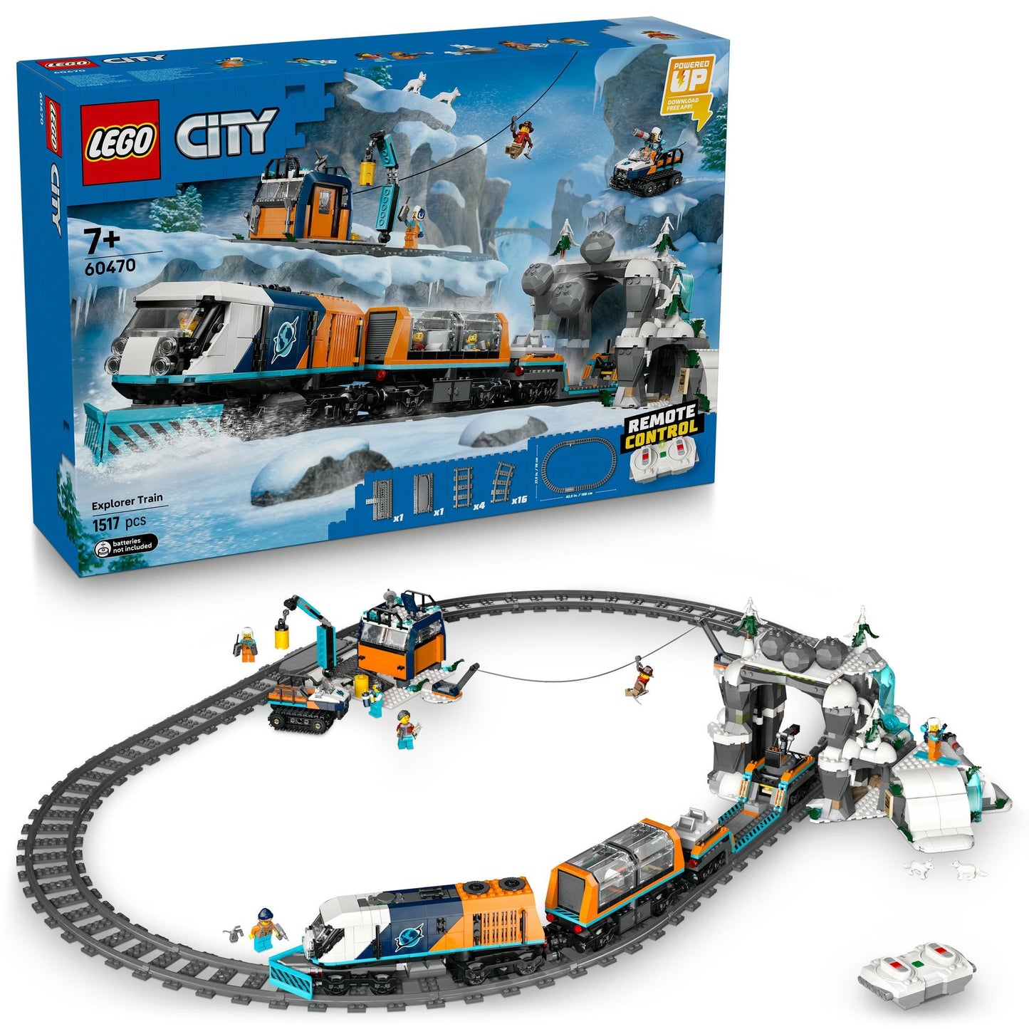 LEGO City Explorers Arctic Polar Express Train 60470