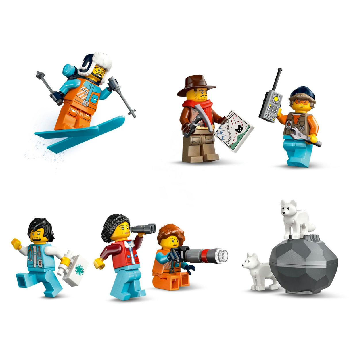 LEGO City Explorers Arctic Polar Express Train 60470