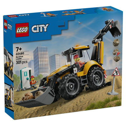 LEGO City Yellow Backhoe Loader 60480