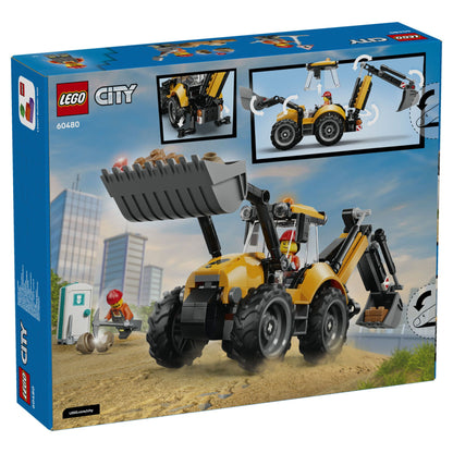 LEGO City Yellow Backhoe Loader 60480
