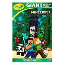Crayola Giant Coloring Pages Minecraft