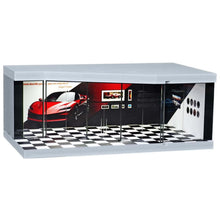 Diorama 1:64 Black and White Grid Exhibition Hall