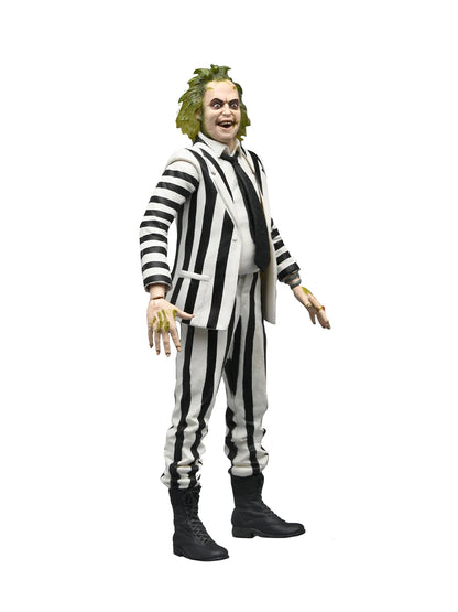 Beetlejuice (1988) Black & White Striped Suit Beetlejuice 7" Scale Action Figure