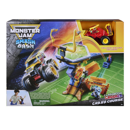 Monster Jam 1:64 Scale Smash & Bash Crash Course Playset