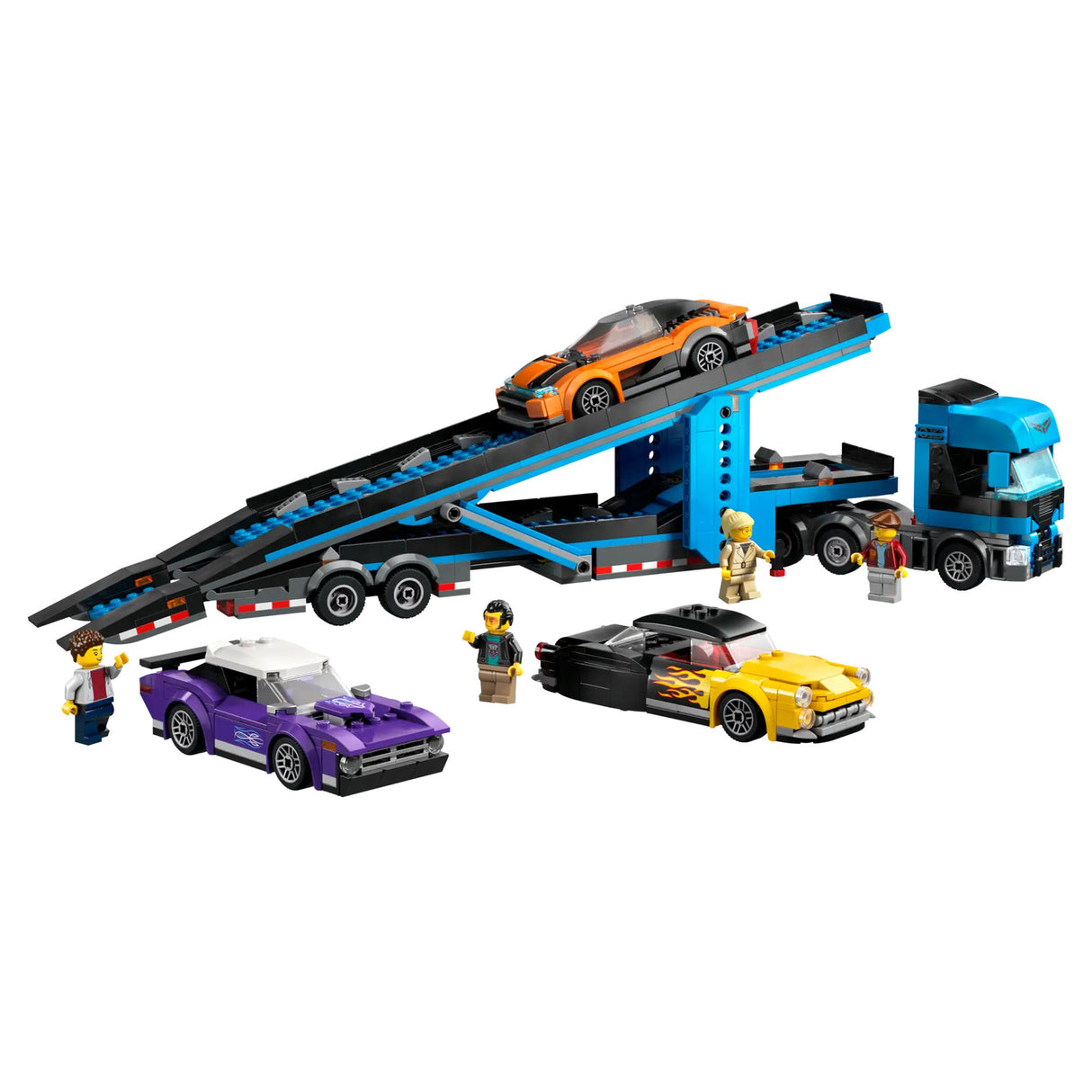 LEGO City Car Transporter Truck with Sports Cars 60408