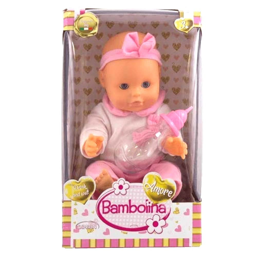 Bambolina 33cm Amore Doll Drinking with Potty