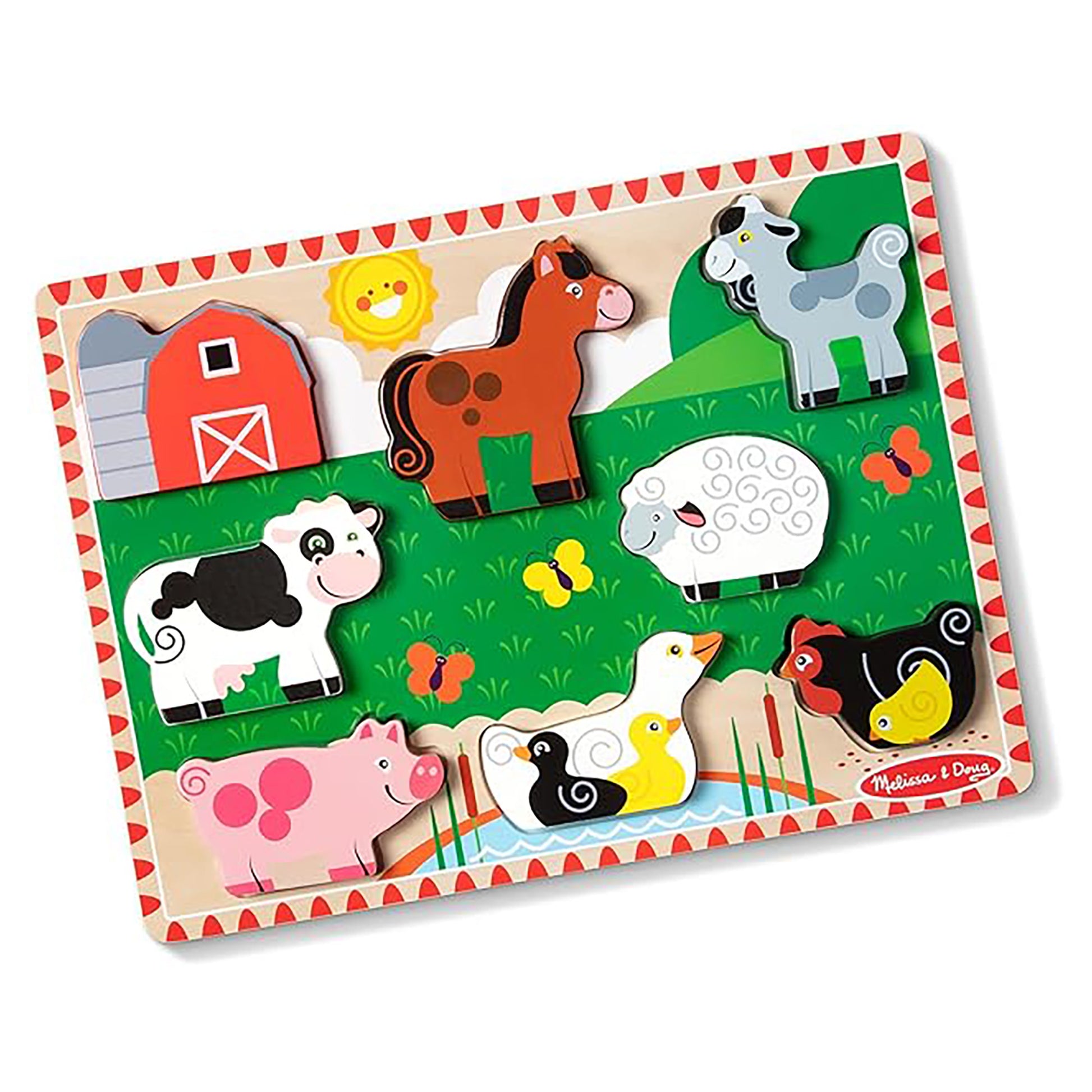 Melissa & Doug Farm Chunky Puzzle