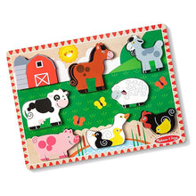 Melissa & Doug Farm Chunky Puzzle