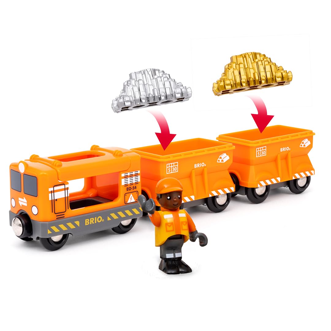 BRIO Gold Cargo Train 6 pieces