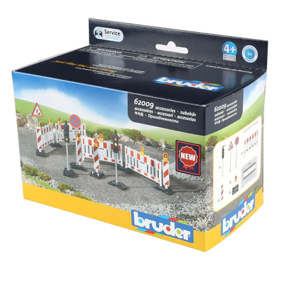Bruder Accessory Traffic Safety Set With Traffic Lights
