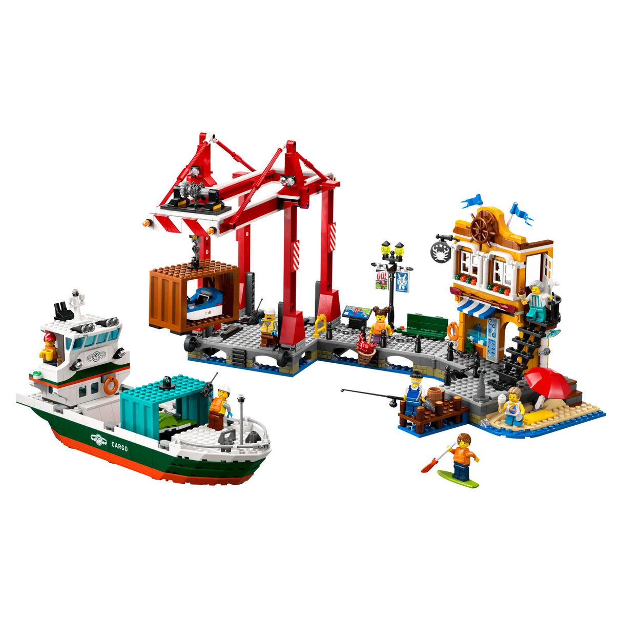 LEGO City Seaside Harbor with Cargo Ship 60422