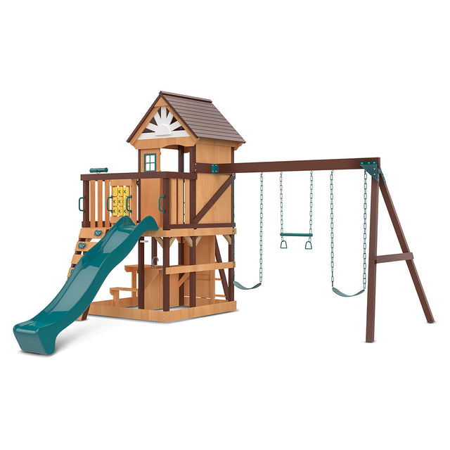 Lifespan Kids Coventry Play Centre Set with 2.2m Green Slide