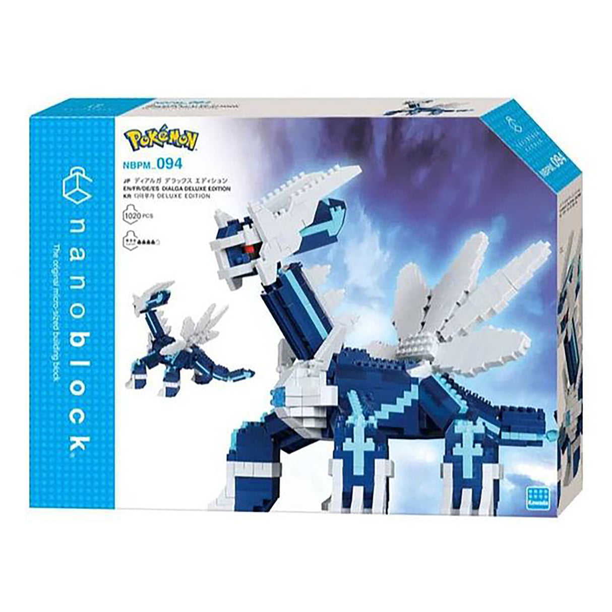 Nanoblock Pokemon Dialga Deluxe Edition NBPM_094 (1020 pieces)