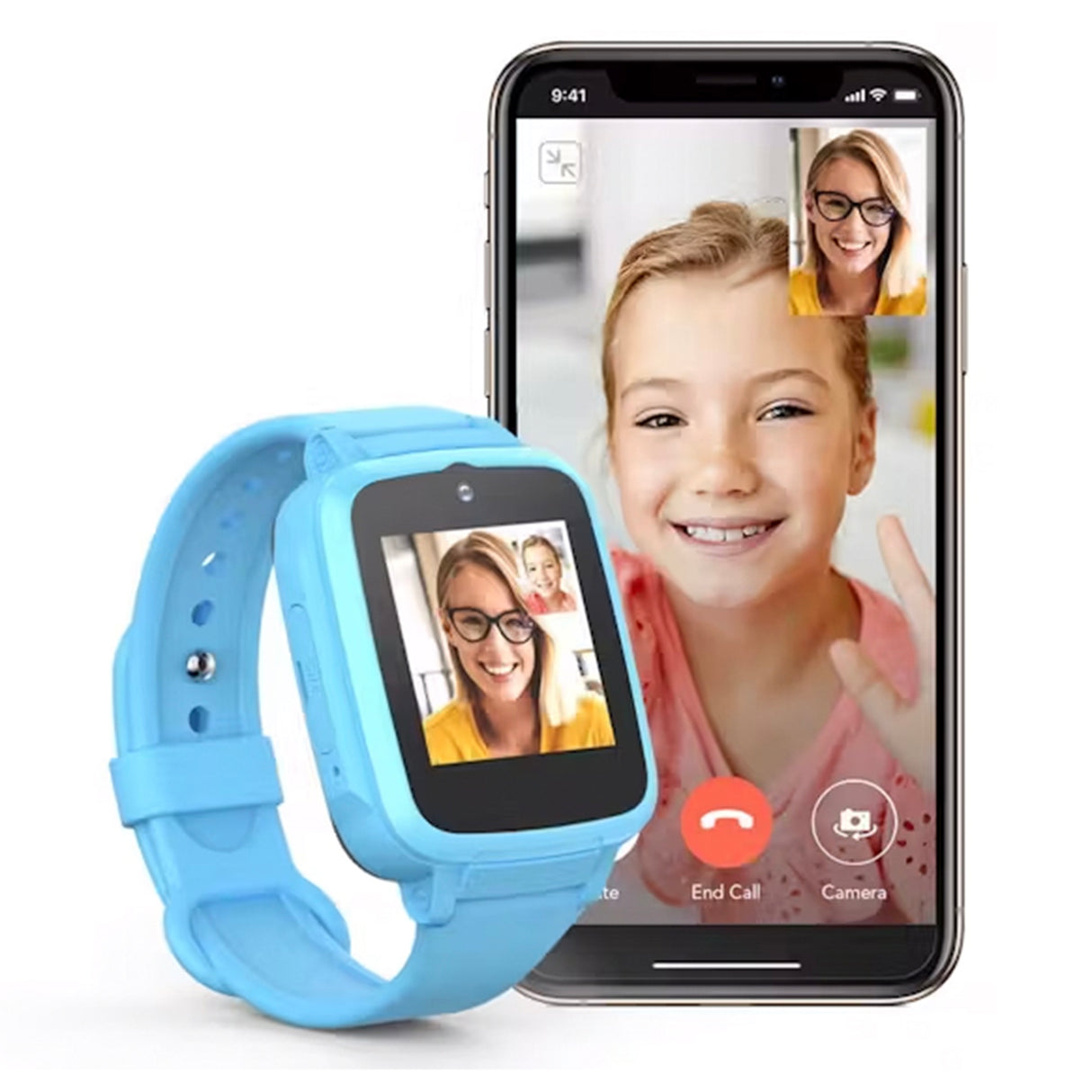 Pixbee Kids 4G Video Smart Watch With Gps Tracking Blue