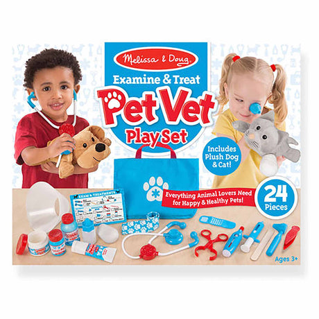 Melissa & Doug Examine & Treat Pet Vet Play Set