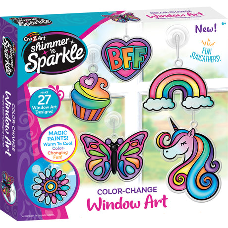 Shimmer N Sparkle Colour Changing Window Art