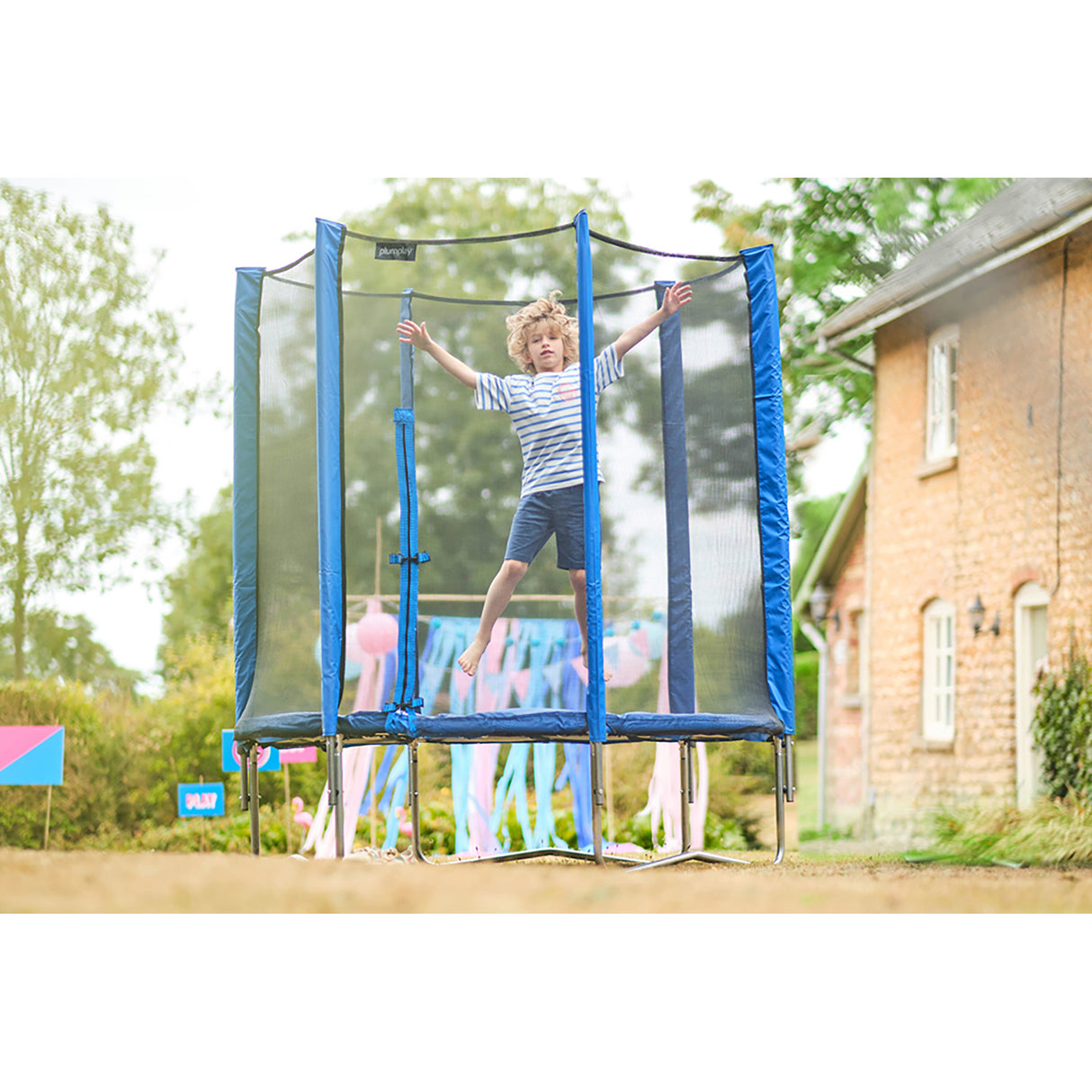 Plum Junior Trampoline, Blue (6 ft)