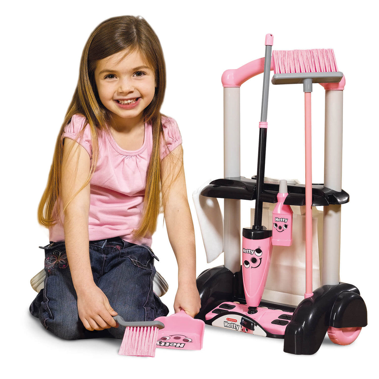 Hetty Cleaning Trolley Pink