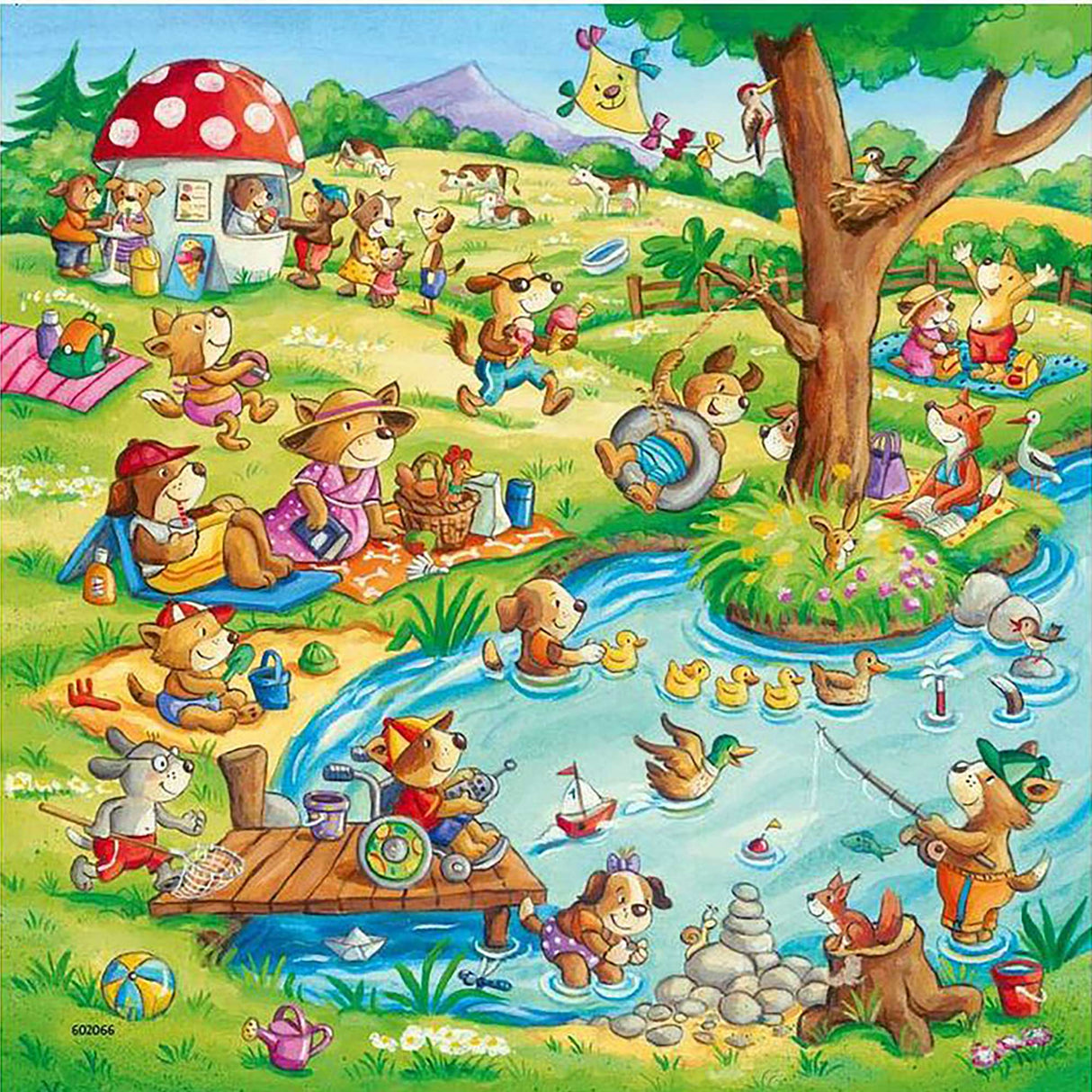 Ravensburger Animal Vacation Puzzle (3x49 pieces)