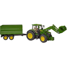 Bruder John Deere 7R 350 Tractor with Frontloader & Trailer
