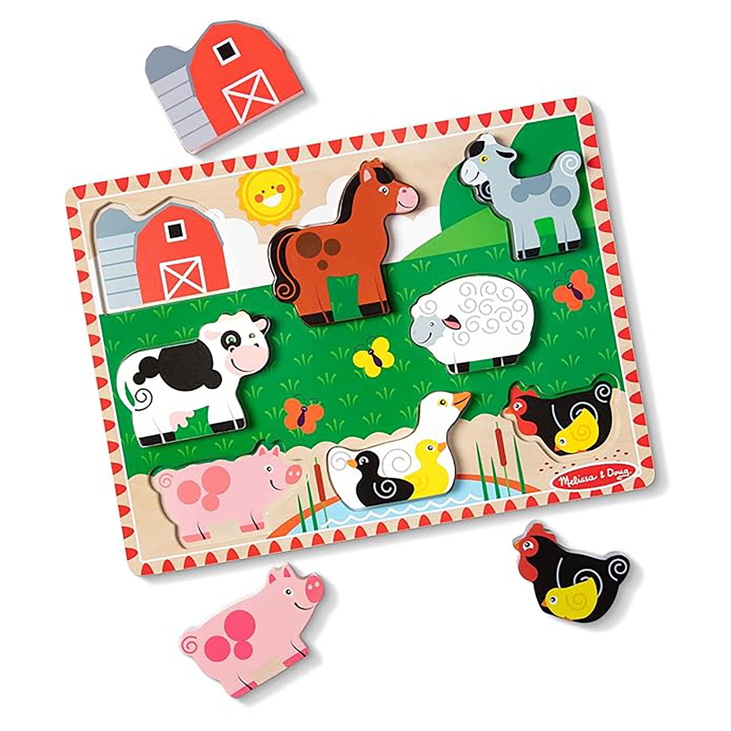 Melissa & Doug Farm Chunky Puzzle