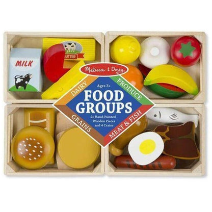Melissa & Doug Wooden Food Groups