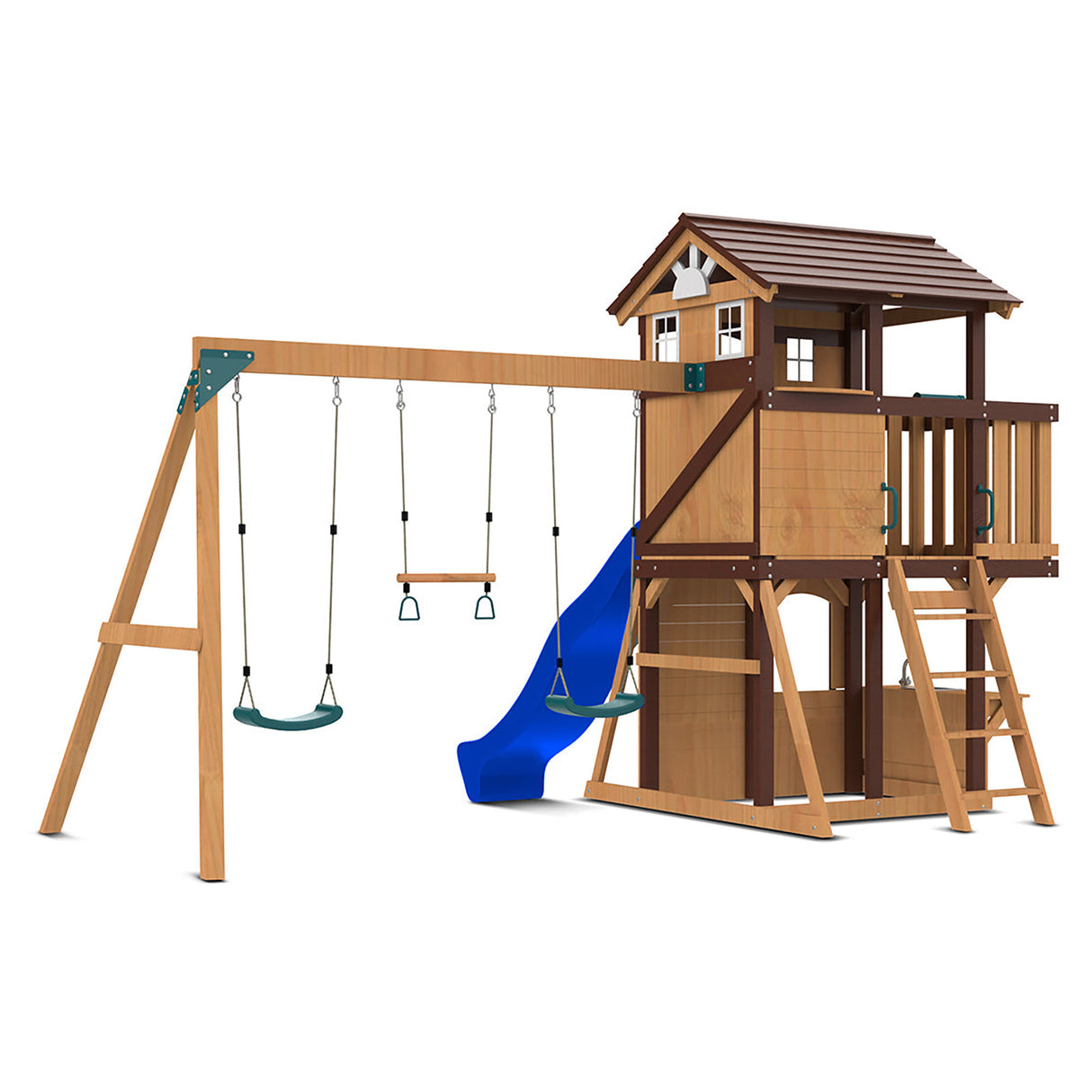 Lifespan Kids Darlington Play Centre Set with 2.2m Blue Slide