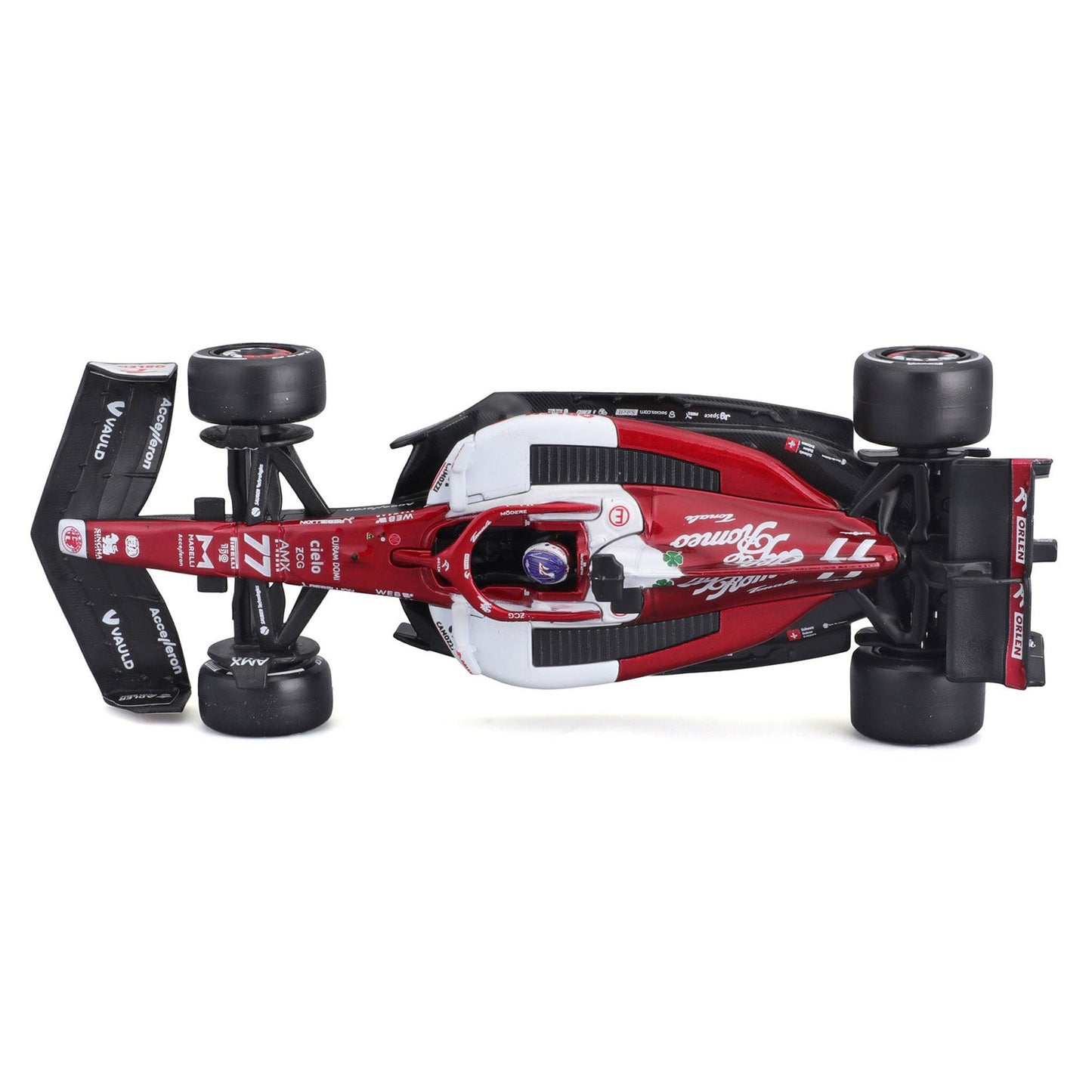 Bburago 1:43 2022 F-1 Alfa Romeo C42 #77 Bottas with Driver