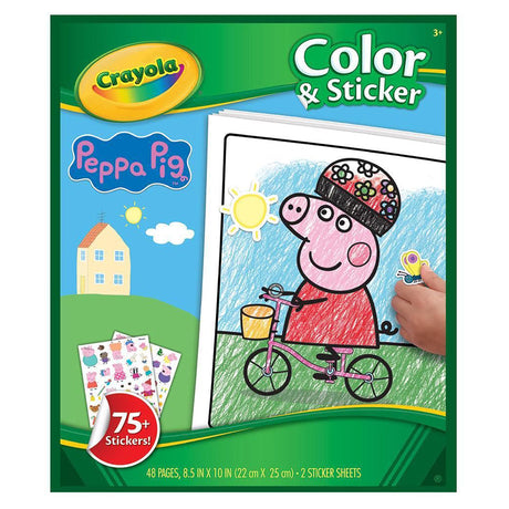 Crayola Colour & Sticker Peppa Pig Set