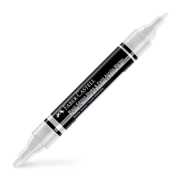 Faber-Castell Black Edition Acrylic Shake & Paint Marker White