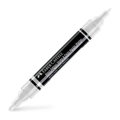 Faber-Castell Black Edition Acrylic Shake & Paint Marker White