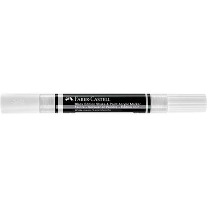 Faber-Castell Black Edition Acrylic Shake & Paint Marker White