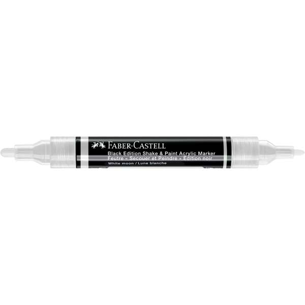 Faber-Castell Black Edition Acrylic Shake & Paint Marker White